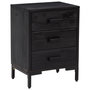 Voir la diapositive 3 : VIDAXL Tables de chevet 2 pcs Noir 40x30x55 cm Bois de pin massif