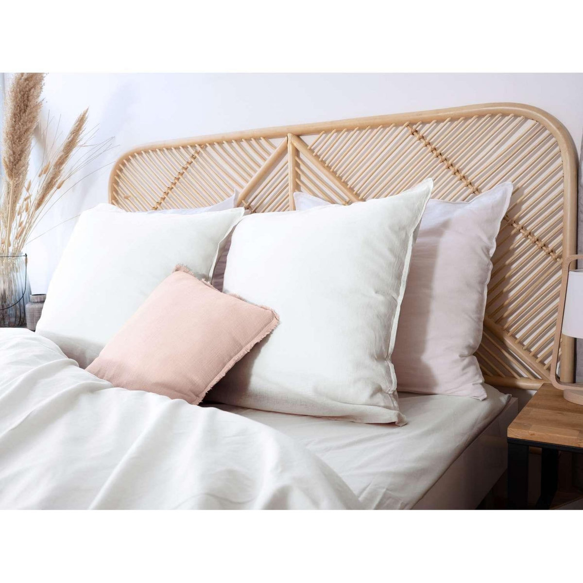 COTE DECO Drap housse - 100% coton lavé 57 fils