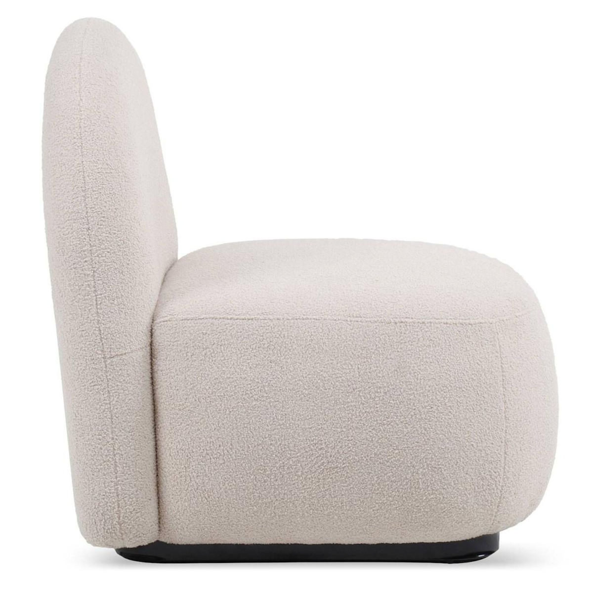 Paris Prix Fauteuil Design Bouclette  Pilou  80cm Beige