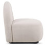 Voir la diapositive 2 : Paris Prix Fauteuil Design Bouclette  Pilou  80cm Beige