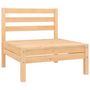 Voir la diapositive 4 : VIDAXL Salon de jardin 7 pcs Bois de pin massif