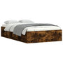 Voir la diapositive 2 : VIDAXL Cadre de lit sans matelas chene fume 120x200 cm