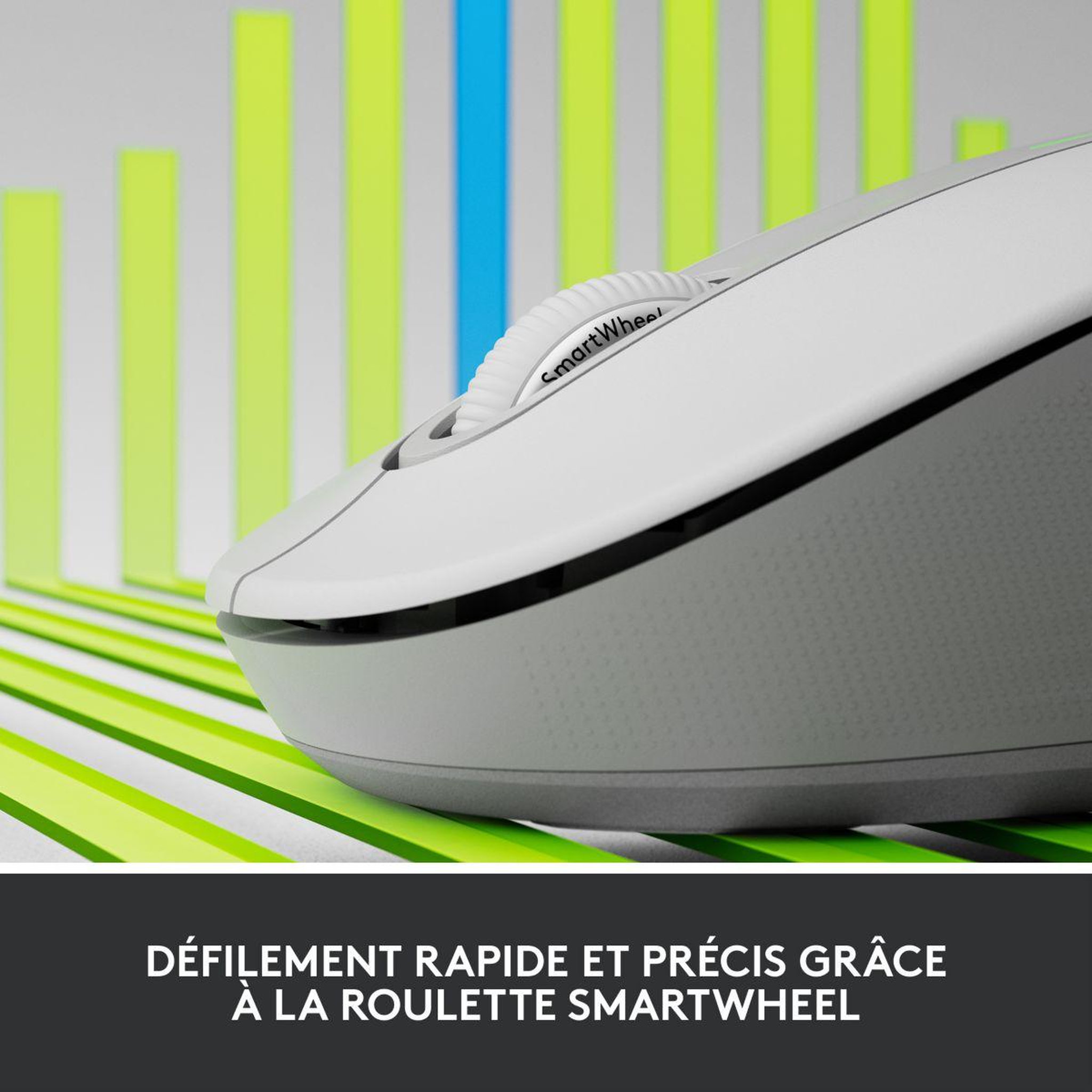 Voir la diapositive 2 : Logitech Souris sans fil Signature M650 Blanche