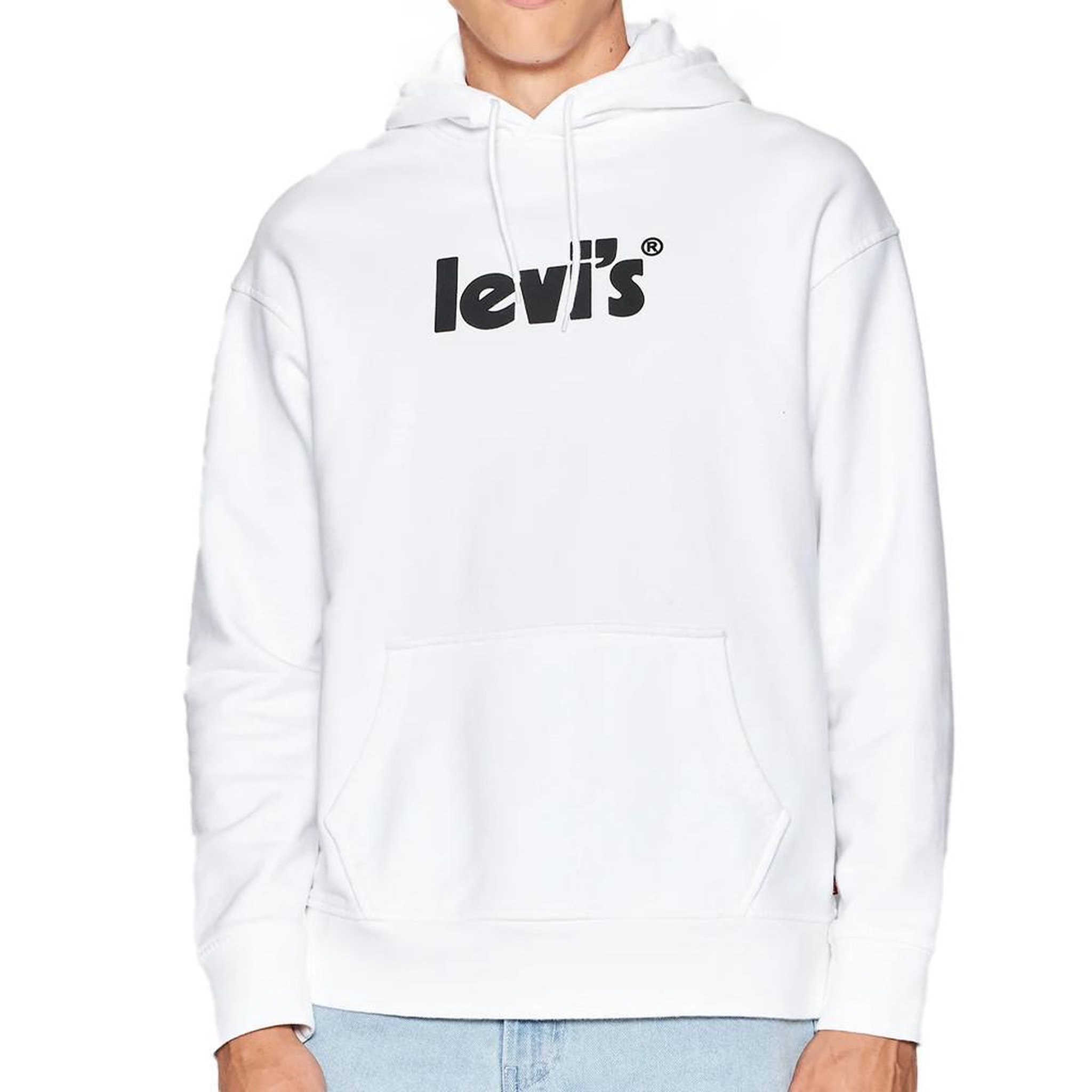 Levi's Sweat à capuche Blanc Homme Levis Graphic Po. Coloris disponibles : Blanc
