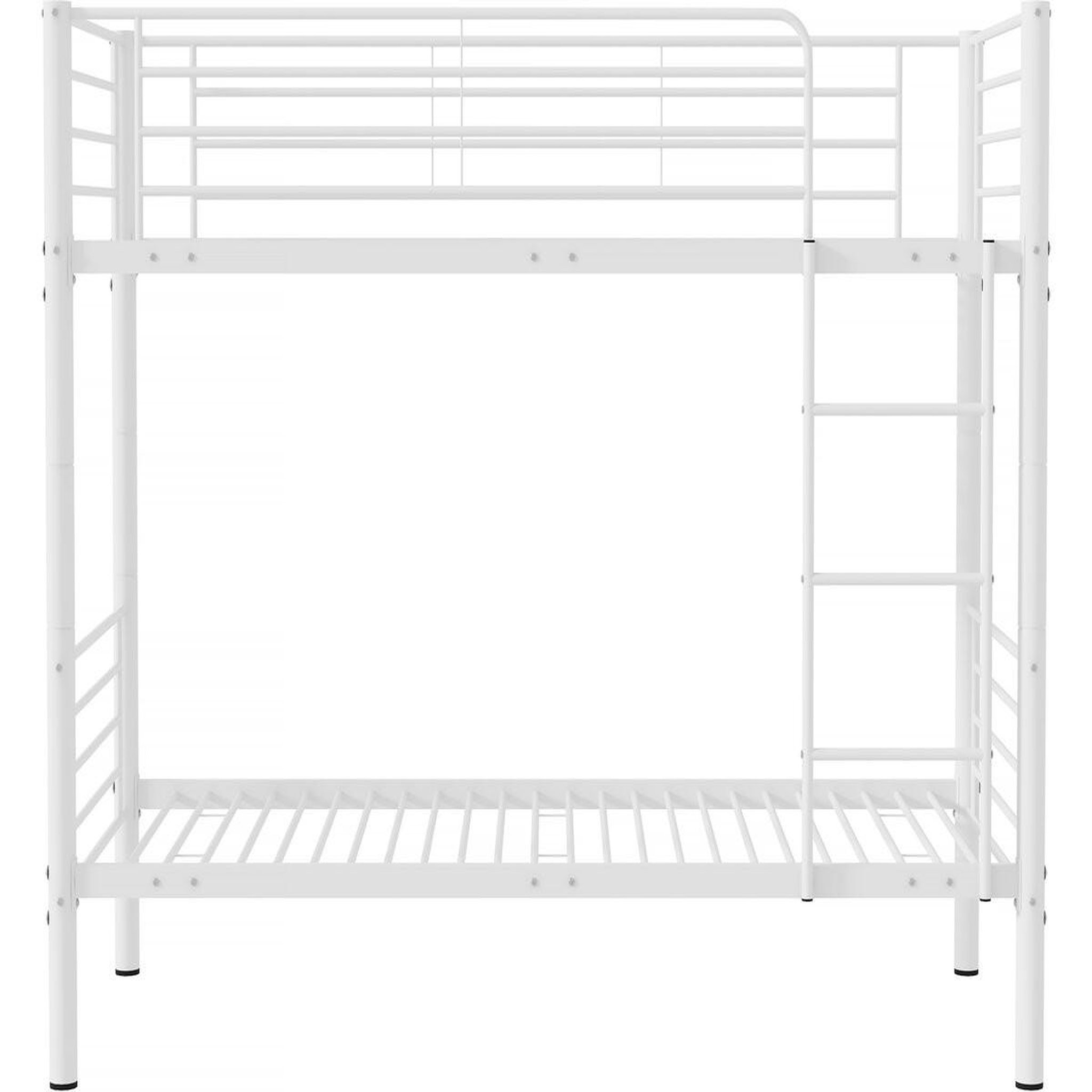 Habitat et Jardin Lit superposé  adam  -  90 x 190 cm - métal - blanc
