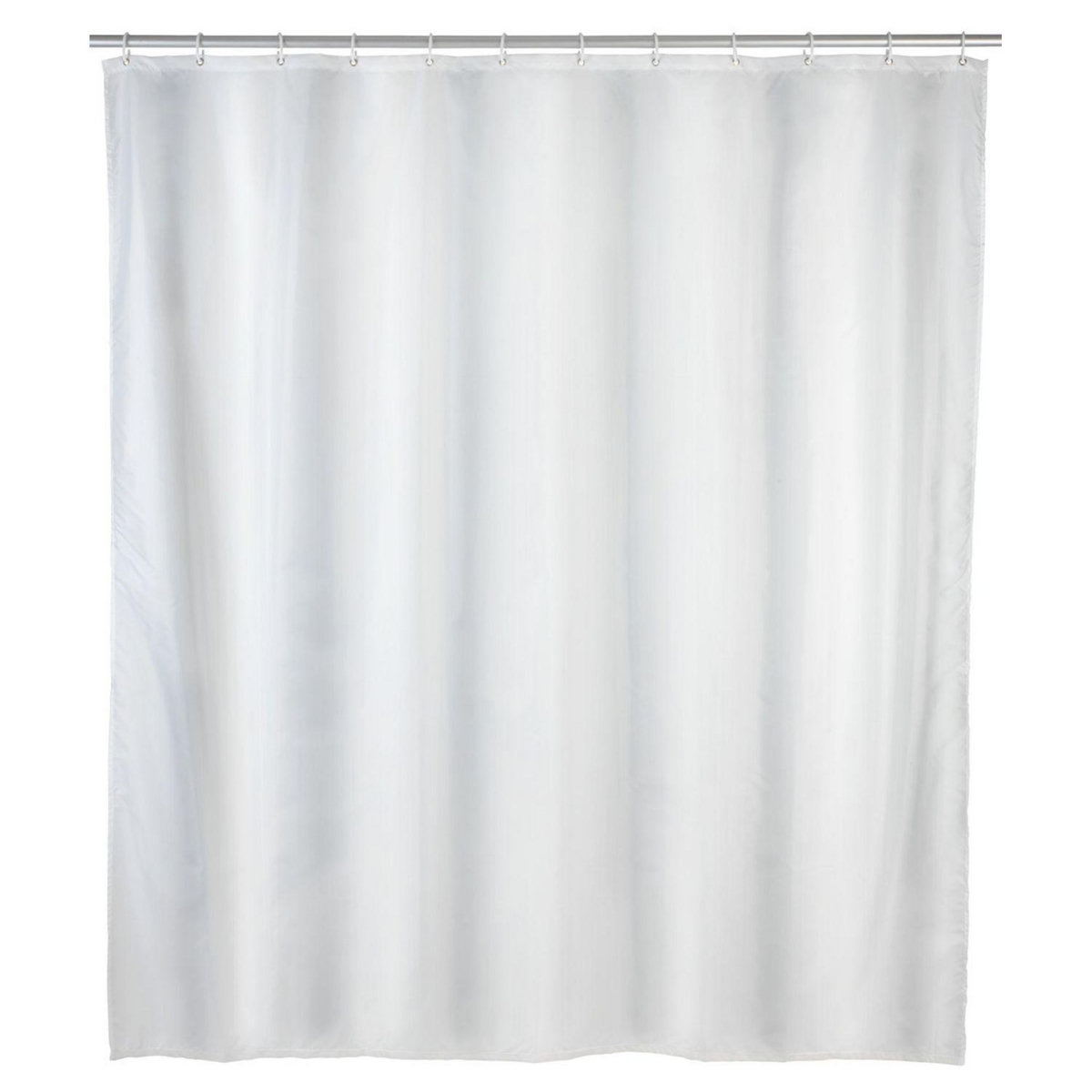 Wenko Rideau de douche Uni - PEVA - 120 x 200 cm - Blanc