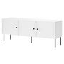 Voir la diapositive 2 : BEST MOBILIER Lavaggi - meuble tv - 3 portes - 150 cm