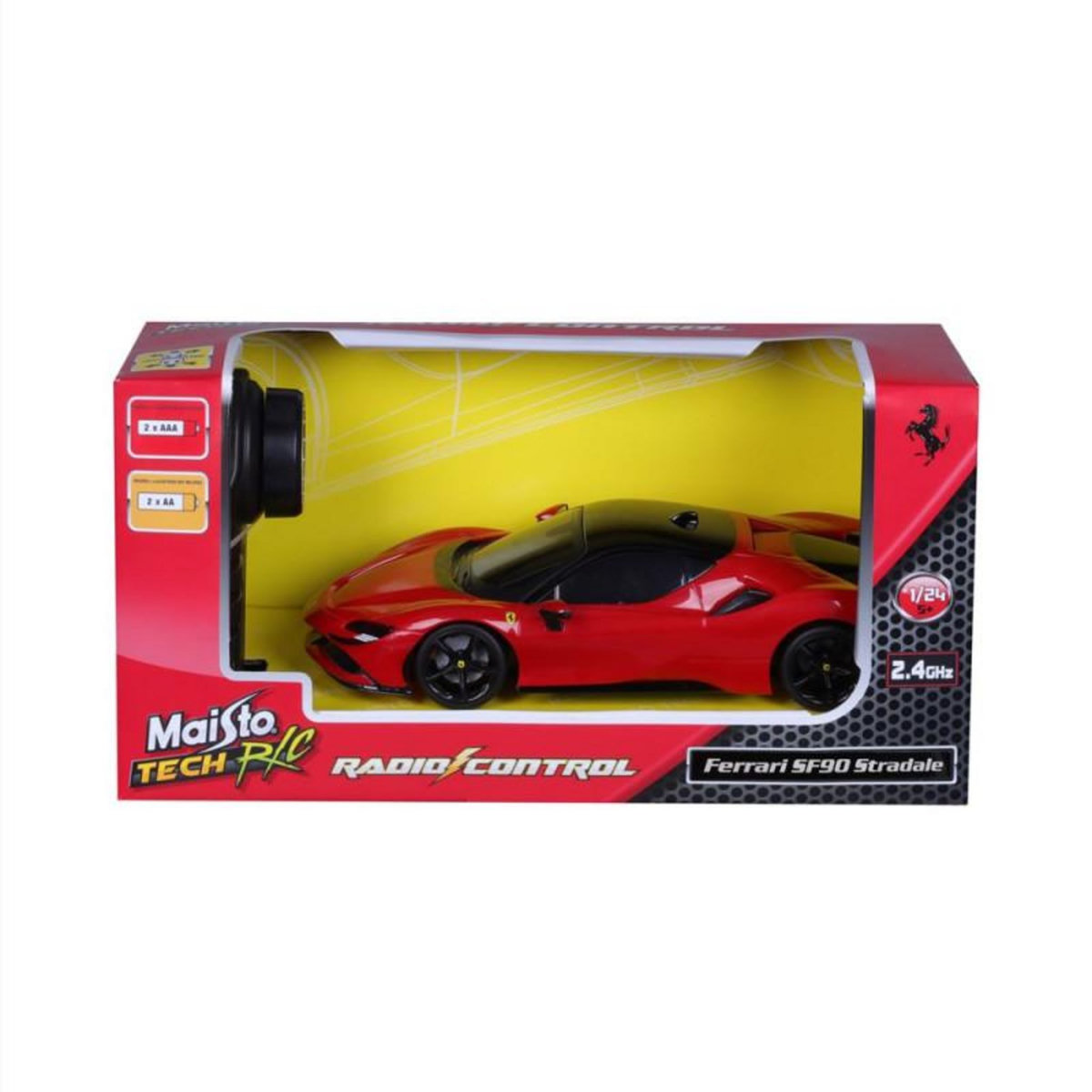 MAISTO TECH Voiture télécomandée Maisto Tech Ferrari SF90 Stradale Rouge