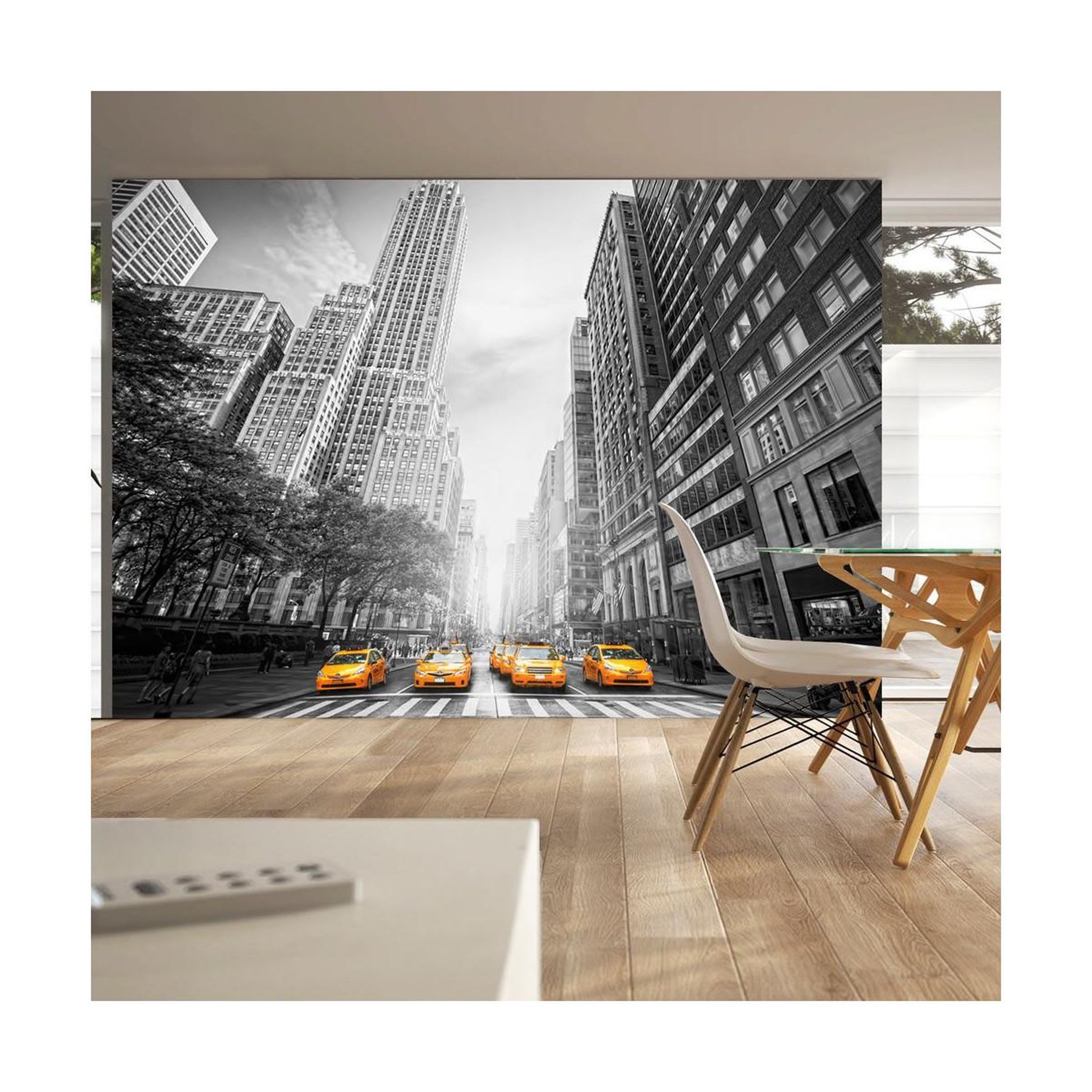 Paris Prix Papier peint  new york yellow taxis. Coloris disponibles : Multicolore