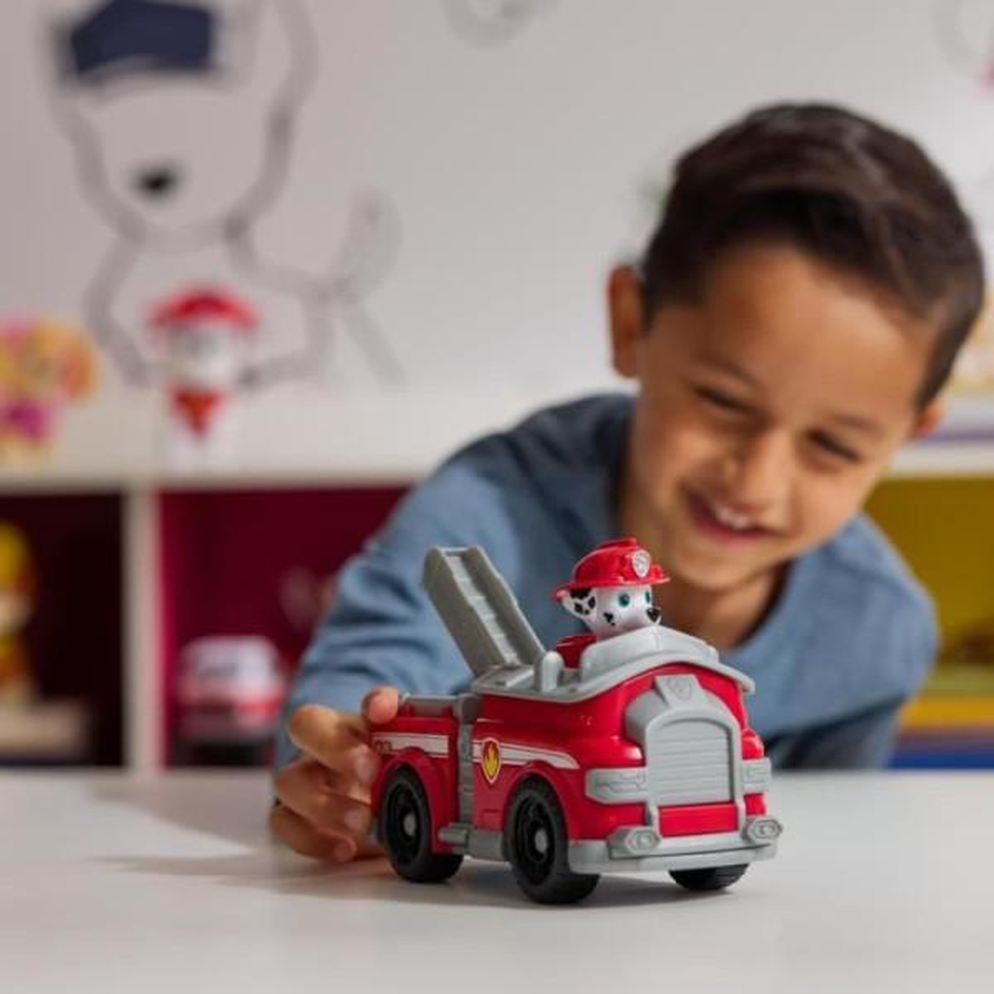 Voir la diapositive 4 : PAW PATROL Véhicule avec Figurine Marcus Paw Patrol Pat'Patrouille