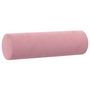 Voir la diapositive 3 : VIDAXL Coussins decoratifs lot de 2 Rose Ø15x50 cm Velours
