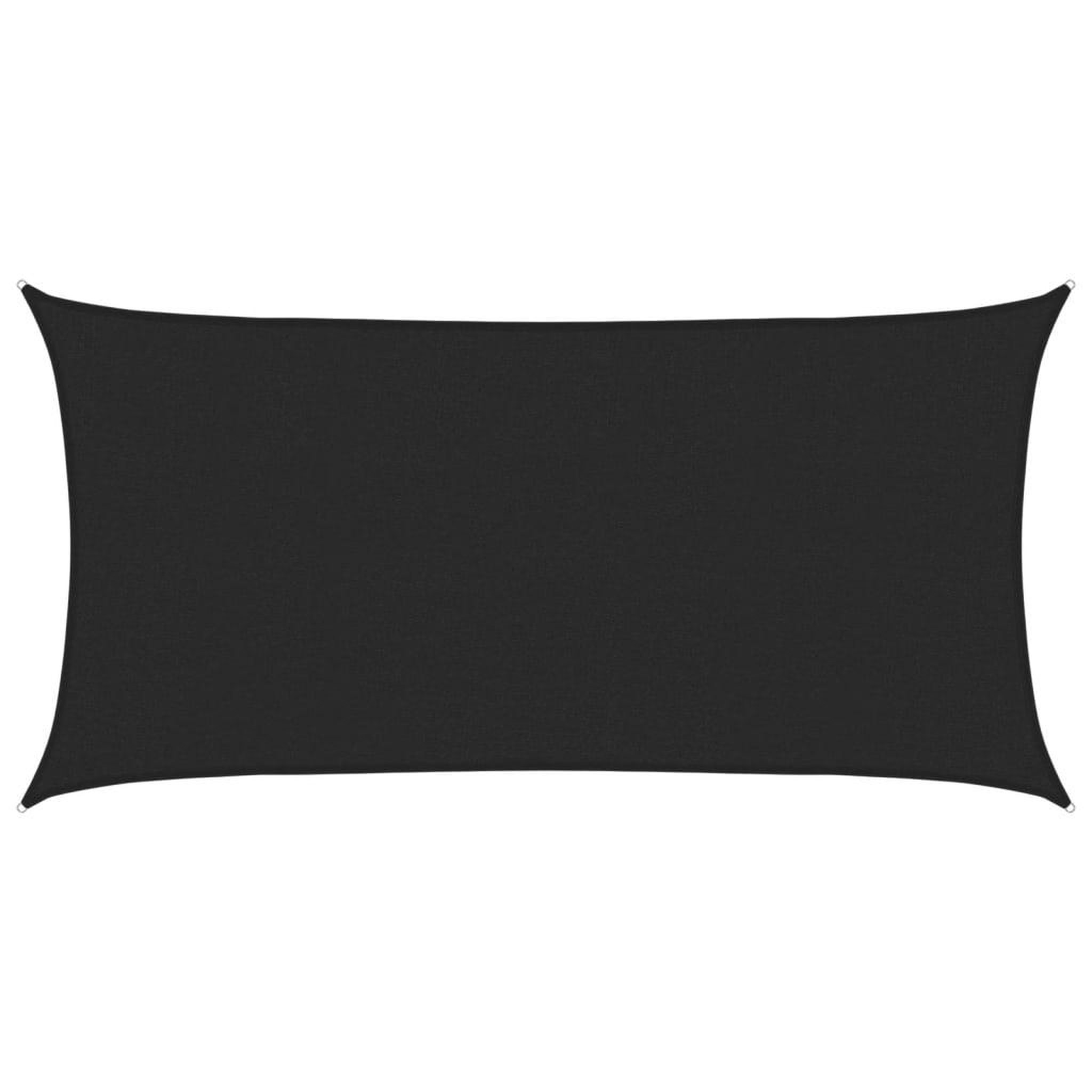 Voir la diapositive 2 : VIDAXL Voile d'ombrage 160 g/m^2 Noir 2x4 m PEHD