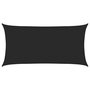 Voir la diapositive 2 : VIDAXL Voile d'ombrage 160 g/m^2 Noir 2x4 m PEHD