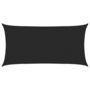 Voir la diapositive 2 : VIDAXL Voile d'ombrage 160 g/m^2 Noir 2x4 m PEHD
