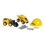 Voir la diapositive 5 : Klein Jouet de chantier - KLEIN - Set de chantier Volvo Power avec casque, 5 pieces - Plastique de grande qualité, tres résistant.