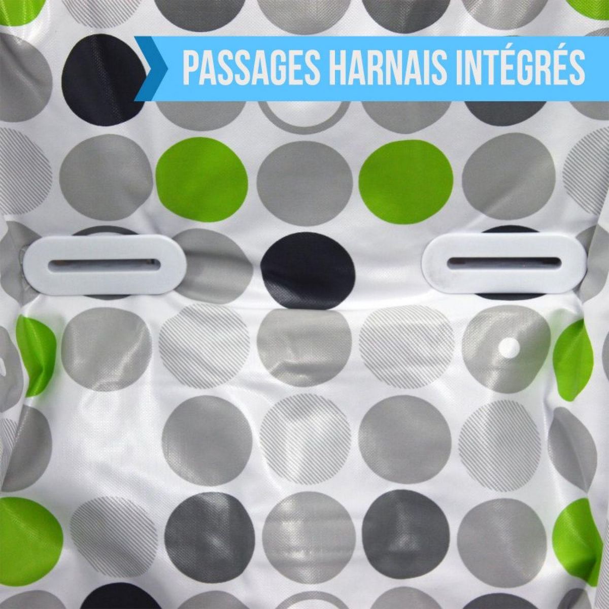 Monsieur Bébé Housse d'assise pour chaise haute bébé enfant gamme Ptit - Cléo