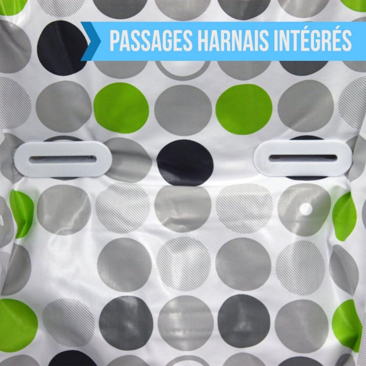 Monsieur Bébé Housse d'assise pour chaise haute bébé enfant gamme Ptit - Cléo