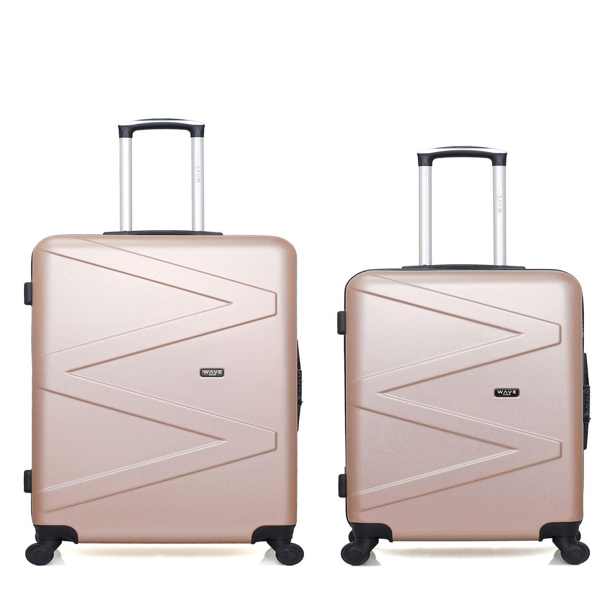 WAVE PARIS WAVE PARIS - Lot de 2 - Valise grand format et valise weekend AMAZONE