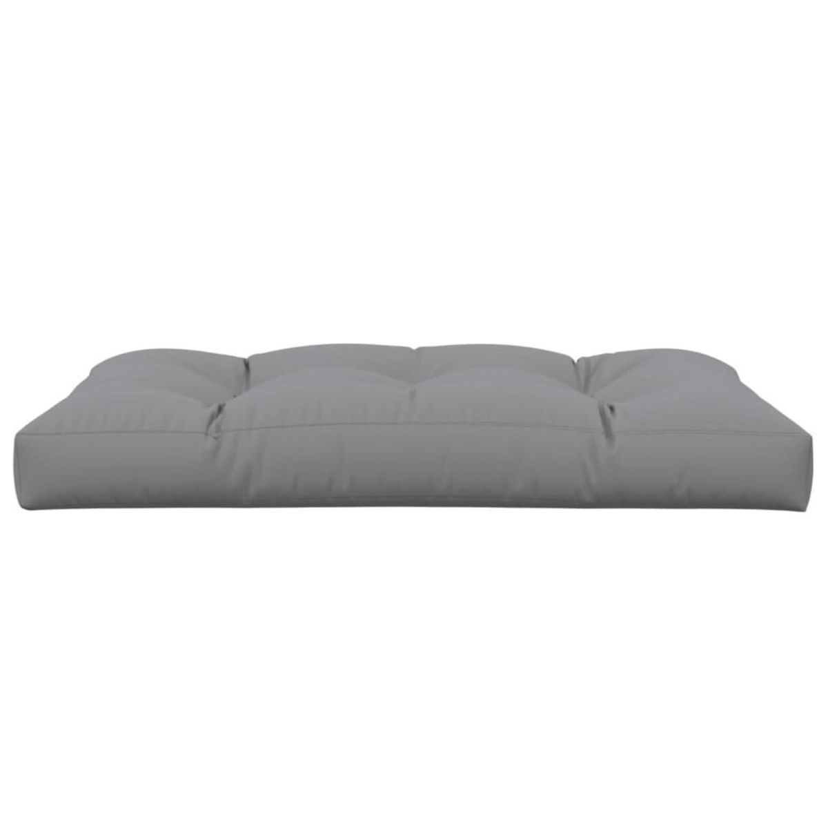 VIDAXL Coussin de palette 120x80x12 cm gris tissu