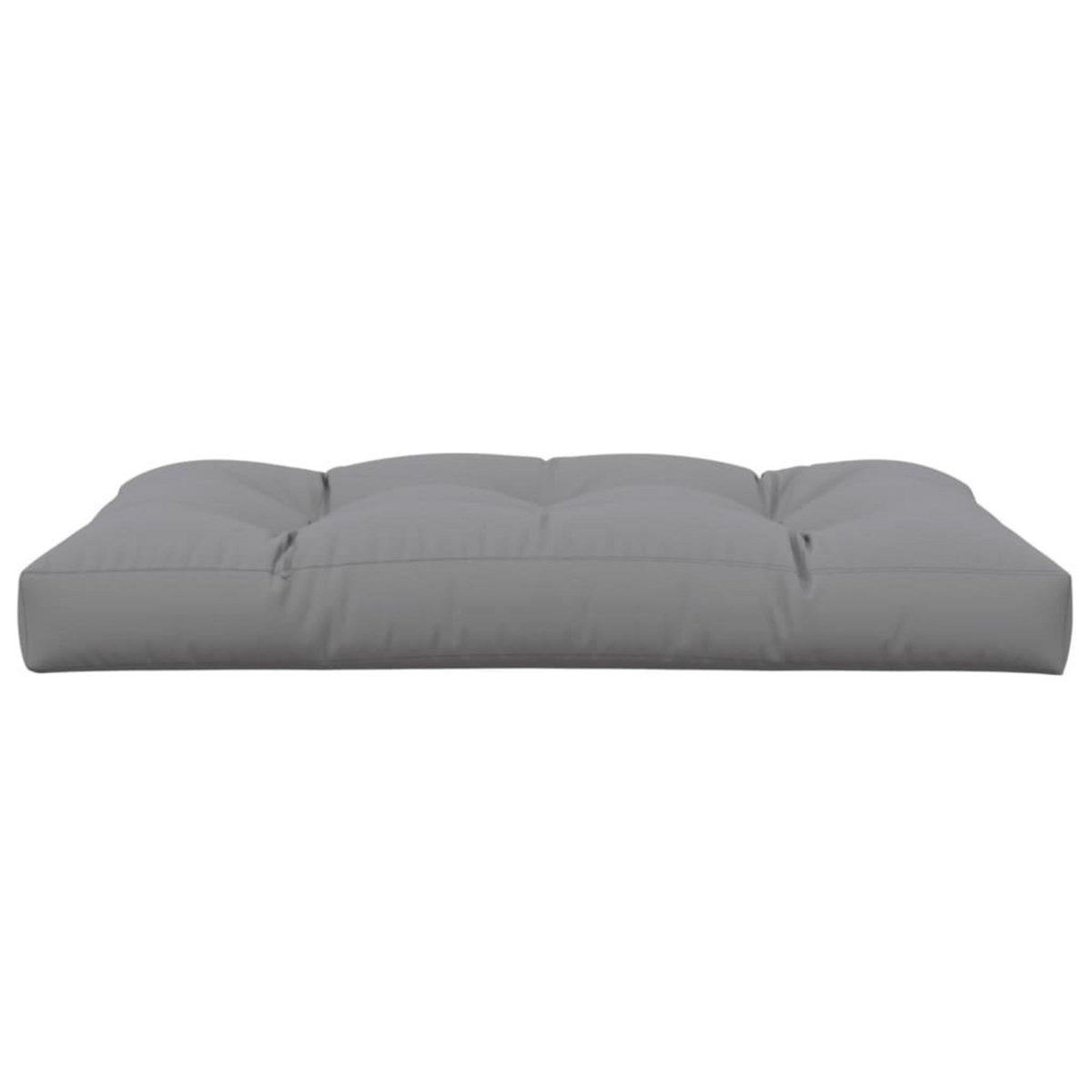 VIDAXL Coussin de palette 120x80x12 cm gris tissu