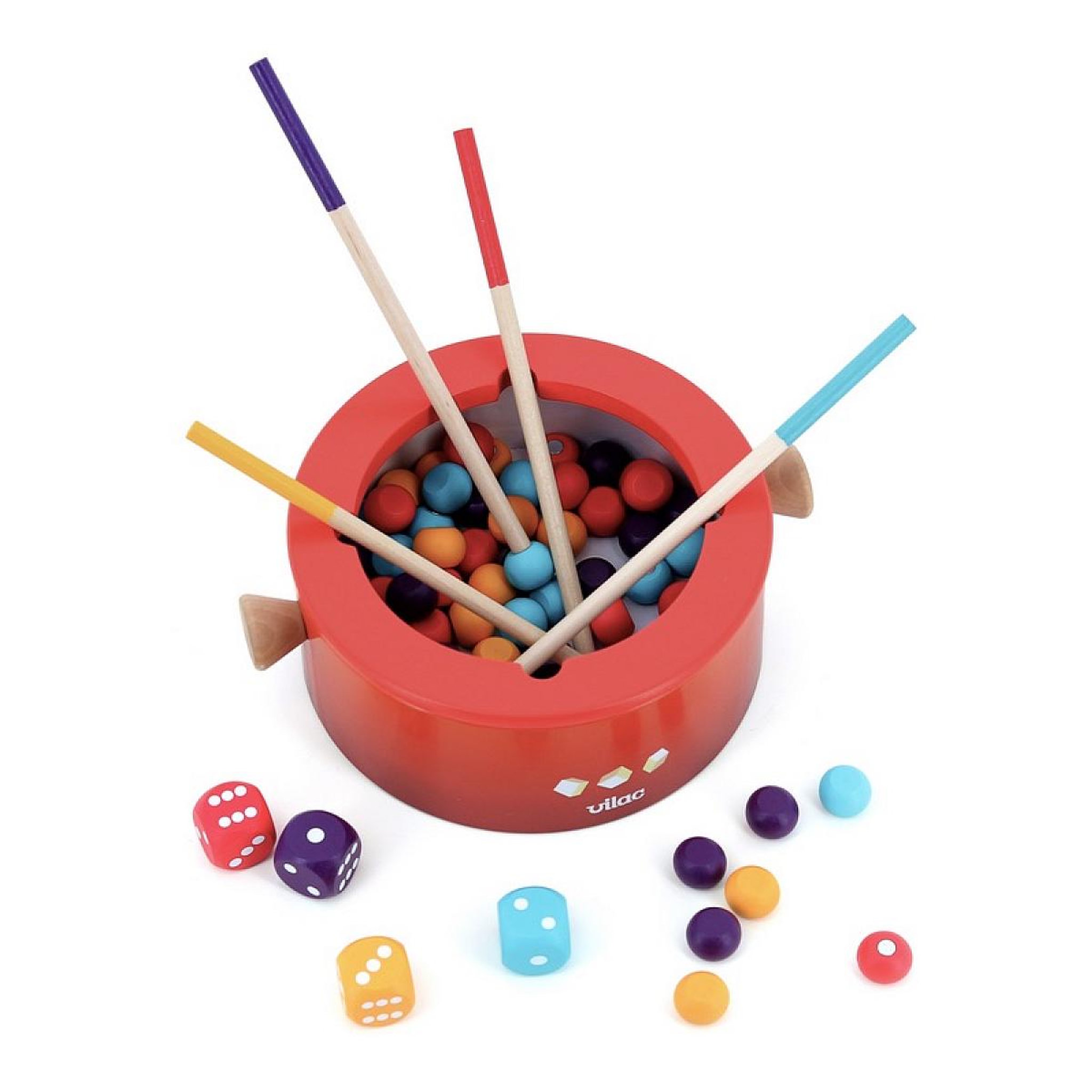 Voir la diapositive 2 : Vilac jeu de fondue magnétique - jeu d'adresse et de rapidité