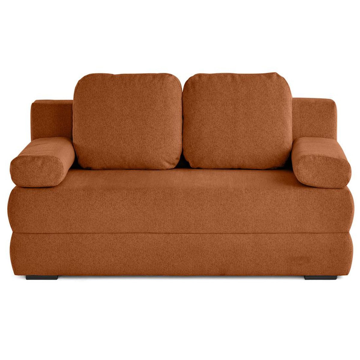 BEST MOBILIER Nora - canapé 3 places convertible avec coffre en tissu texturé