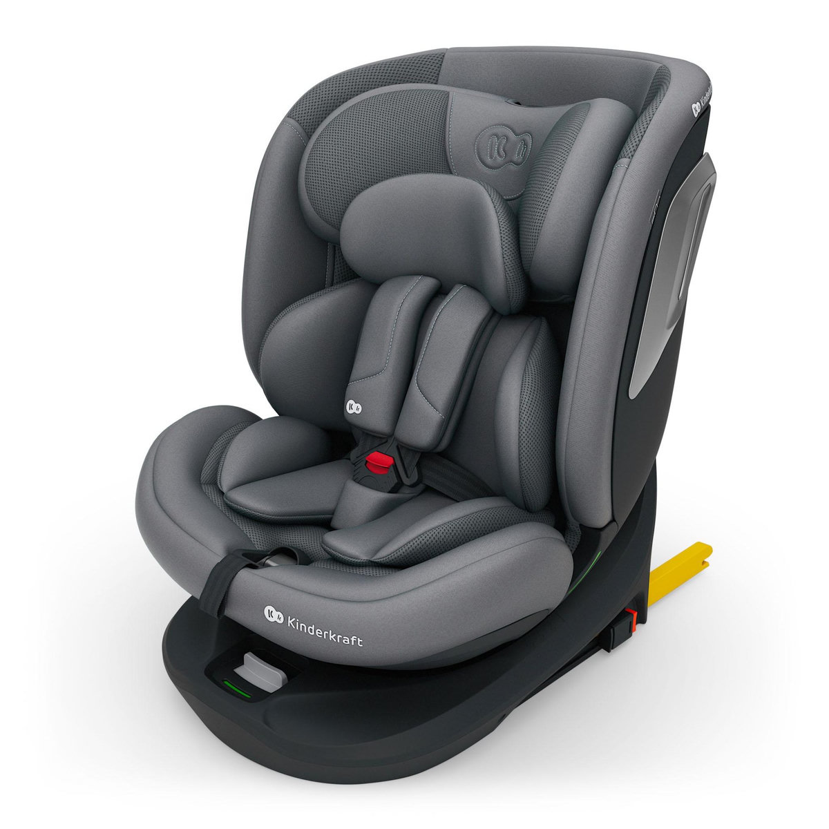 KINDERKRAFT Kinderkraft I-GROW 2 PLUS Siège Auto i-Size 40–150 cm (0–12 ans), Dos à la route jusqu'à 105 cm, 5 inclinaisons, ISOFIX + Top Tether, H-GUARD+ & SPS+, Gris
