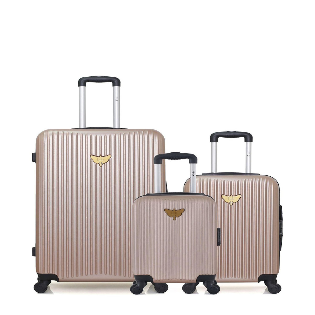 LES P'TITES BOMBES LPB LPB LUGGAGE - LOT DE 3 - Valises grand format, cabine et cabine XXS AGATA