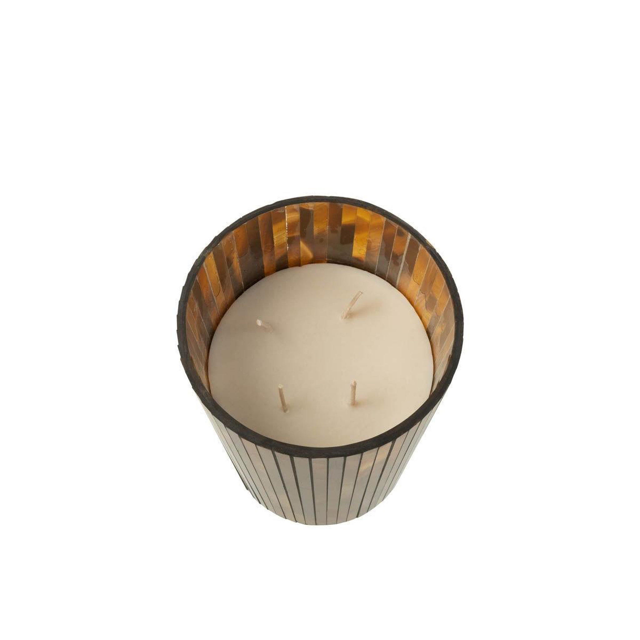 Voir la diapositive 2 : J-LINE Bougie parfumée  noa  18cm zesty sunburst