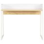 Voir la diapositive 2 : VIDAXL Bureau Blanc et chene 90x60x88 cm