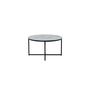 Voir la diapositive 2 : Paris Prix Table Basse Design  Rock  80cm Blanc