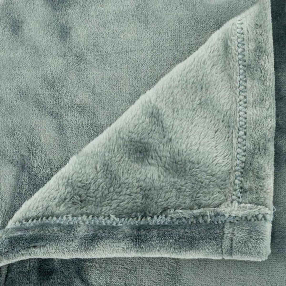 ATMOSPHERA Plaid en Flanelle  Cuddly  130x180cm Bleu Givré