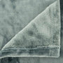 Voir la diapositive 2 : ATMOSPHERA Plaid en Flanelle  Cuddly  130x180cm Bleu Givré