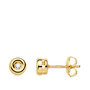 Voir la diapositive 1 : L'ATELIER D'AZUR Boucles d'Oreilles Solitaires Diamants de Synthèse 0.03 Carats - Or 18 Carats 750 Jaune