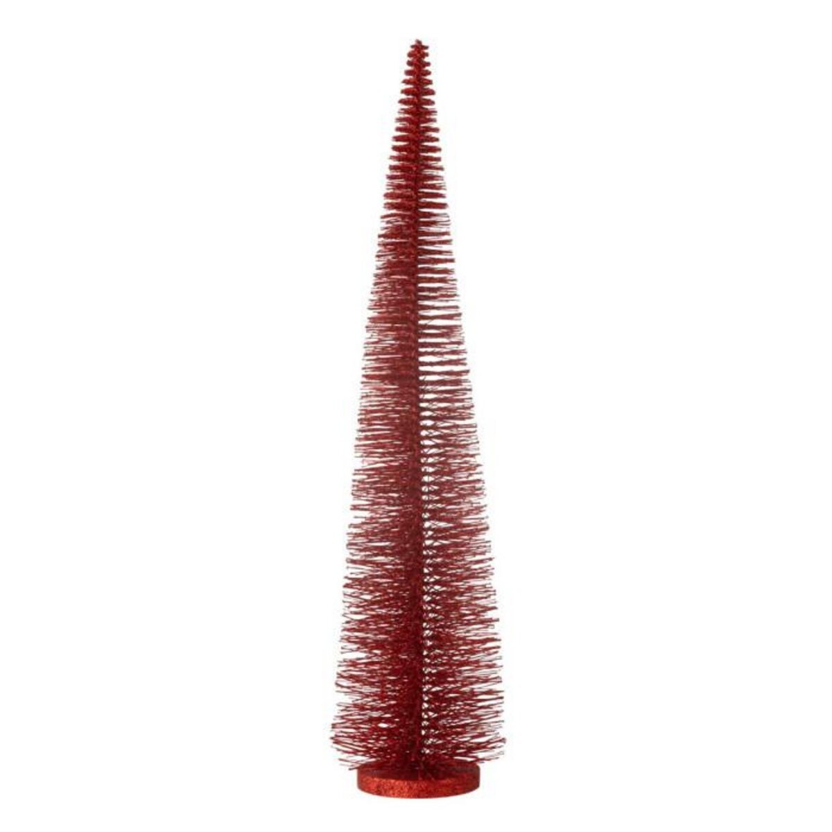 Paris Prix Sapin de Noël Déco Pailleté  Josh  61cm Rouge