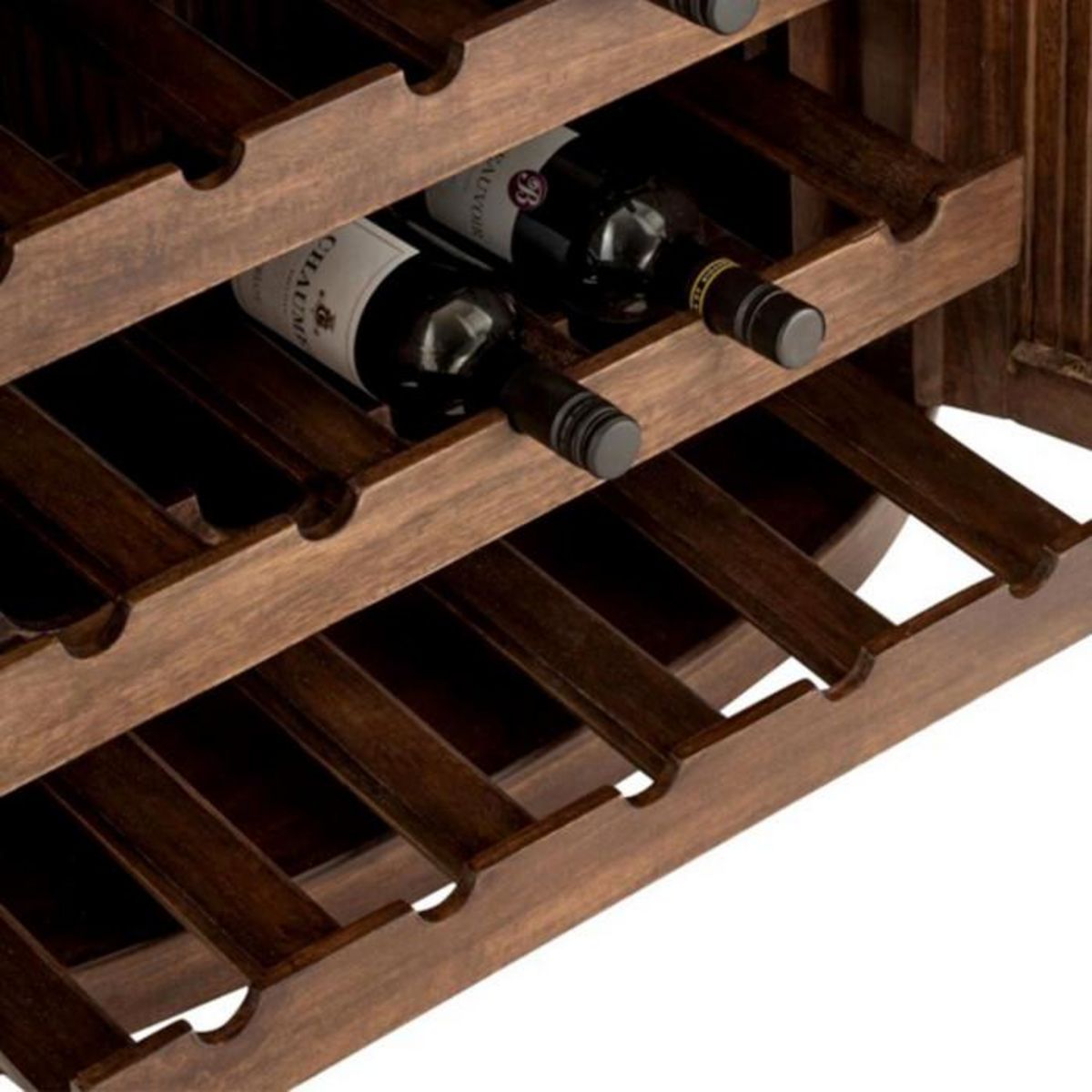 Paris Prix Meuble de Bar Range-Bouteilles  Reyi  164cm Marron