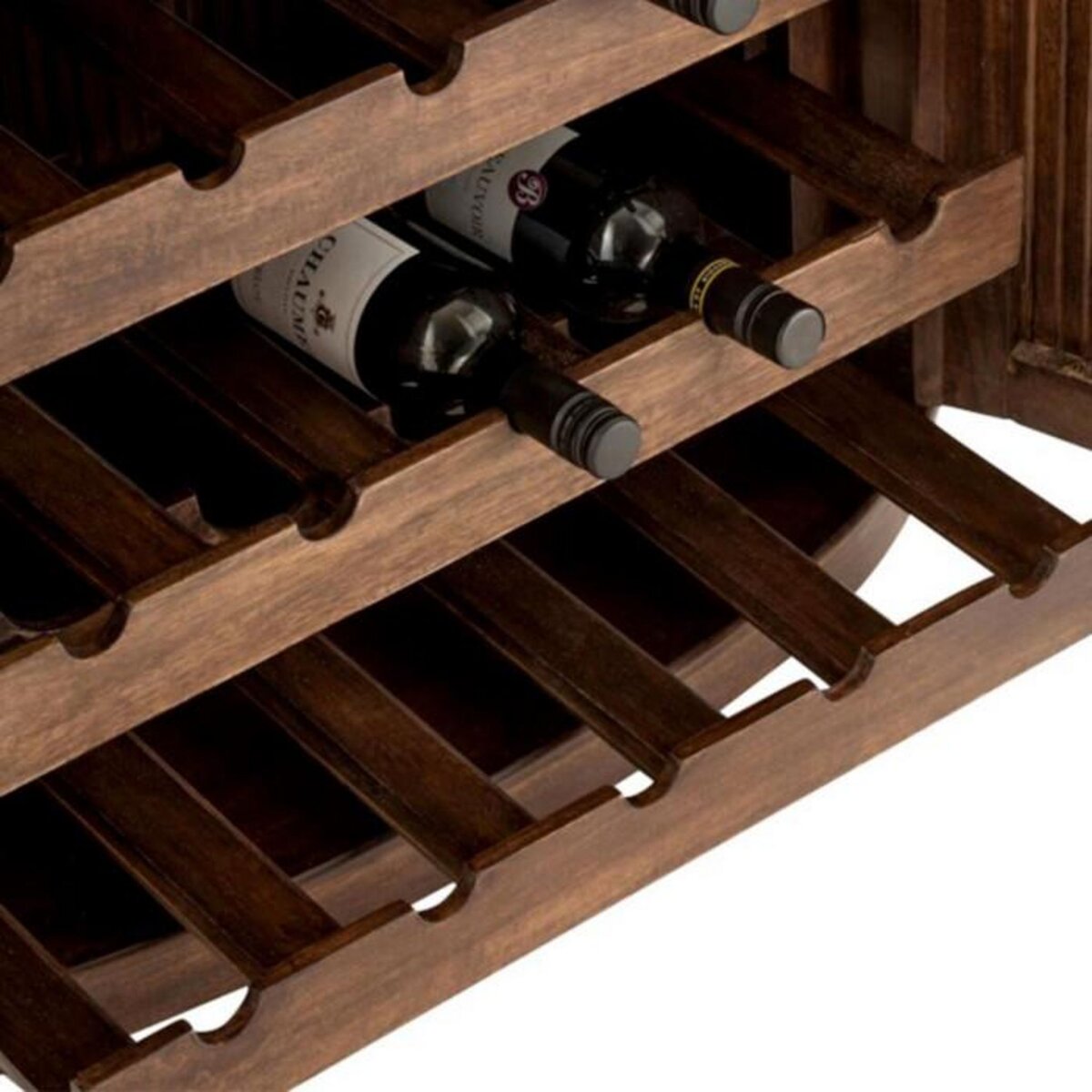 Paris Prix Meuble de Bar Range-Bouteilles  Reyi  164cm Marron