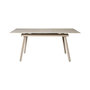 Voir la diapositive 2 : Paris Prix Table à Manger Extensible  Pietra  140-180cm Beige