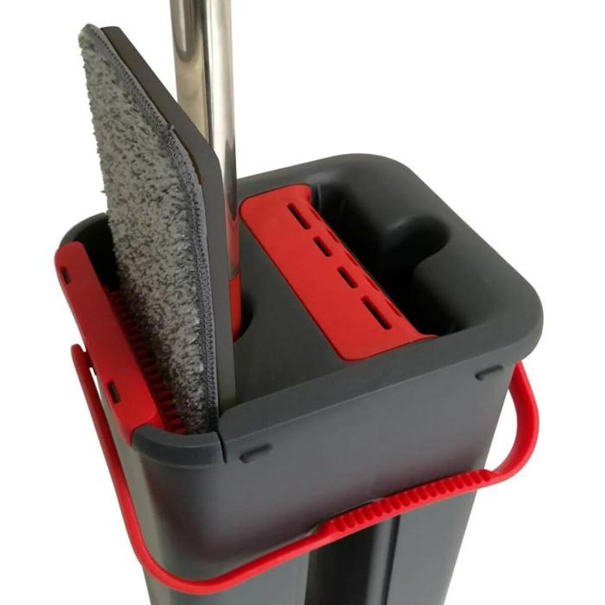 FIVE Seau, Balai & 2 Serpillières  Tana  4L Gris