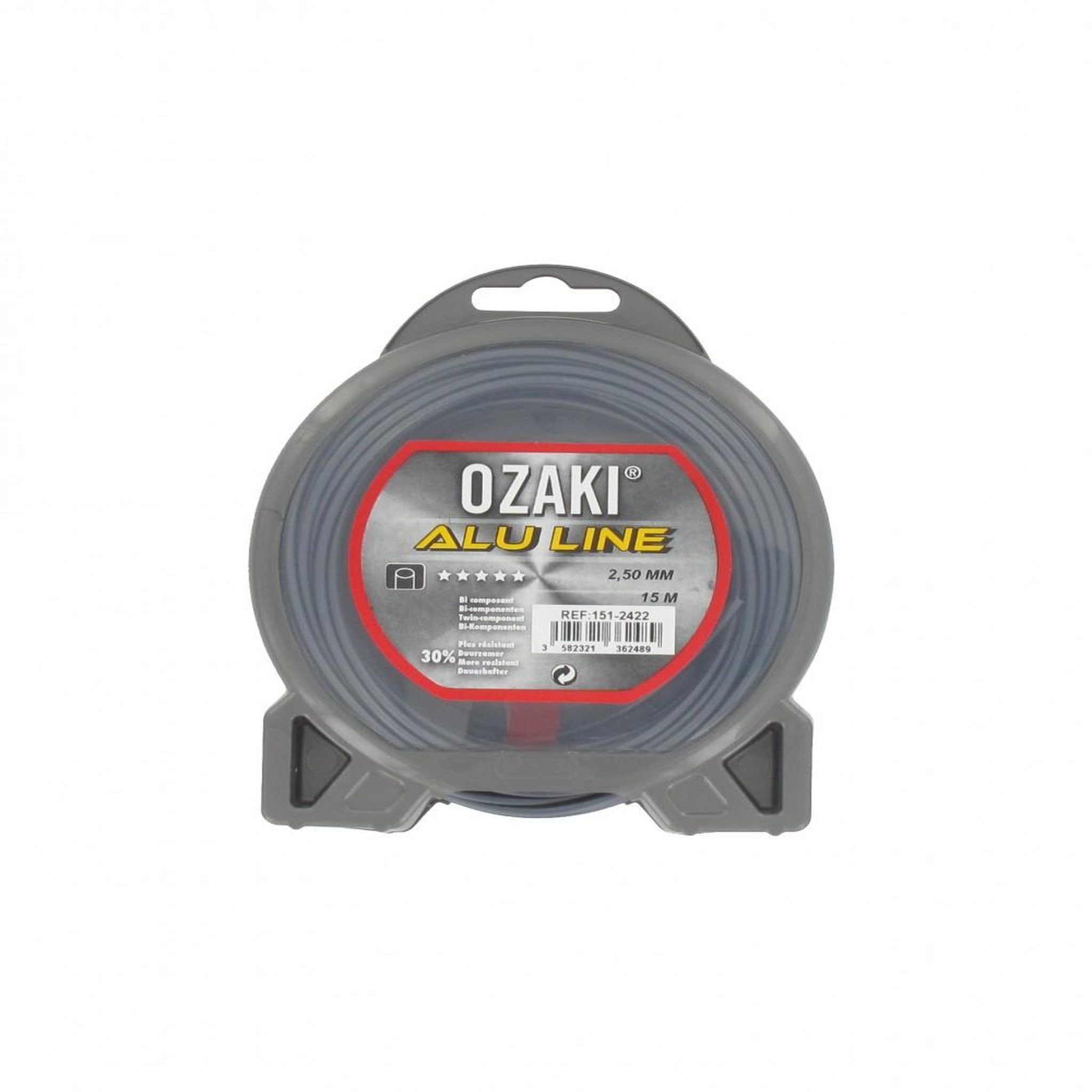 OzaKI Coque fil nylon OZAKI ALU LINE - Longueur: 15m, Ø: 2,50mm