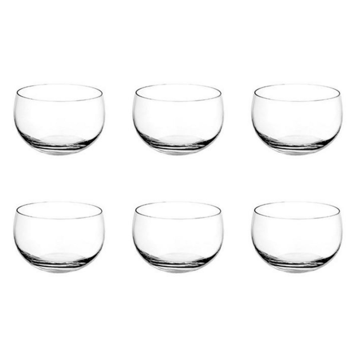 SECRET DE GOURMET Lot de 6 Verrines Droites  Ny  27cl Transparent