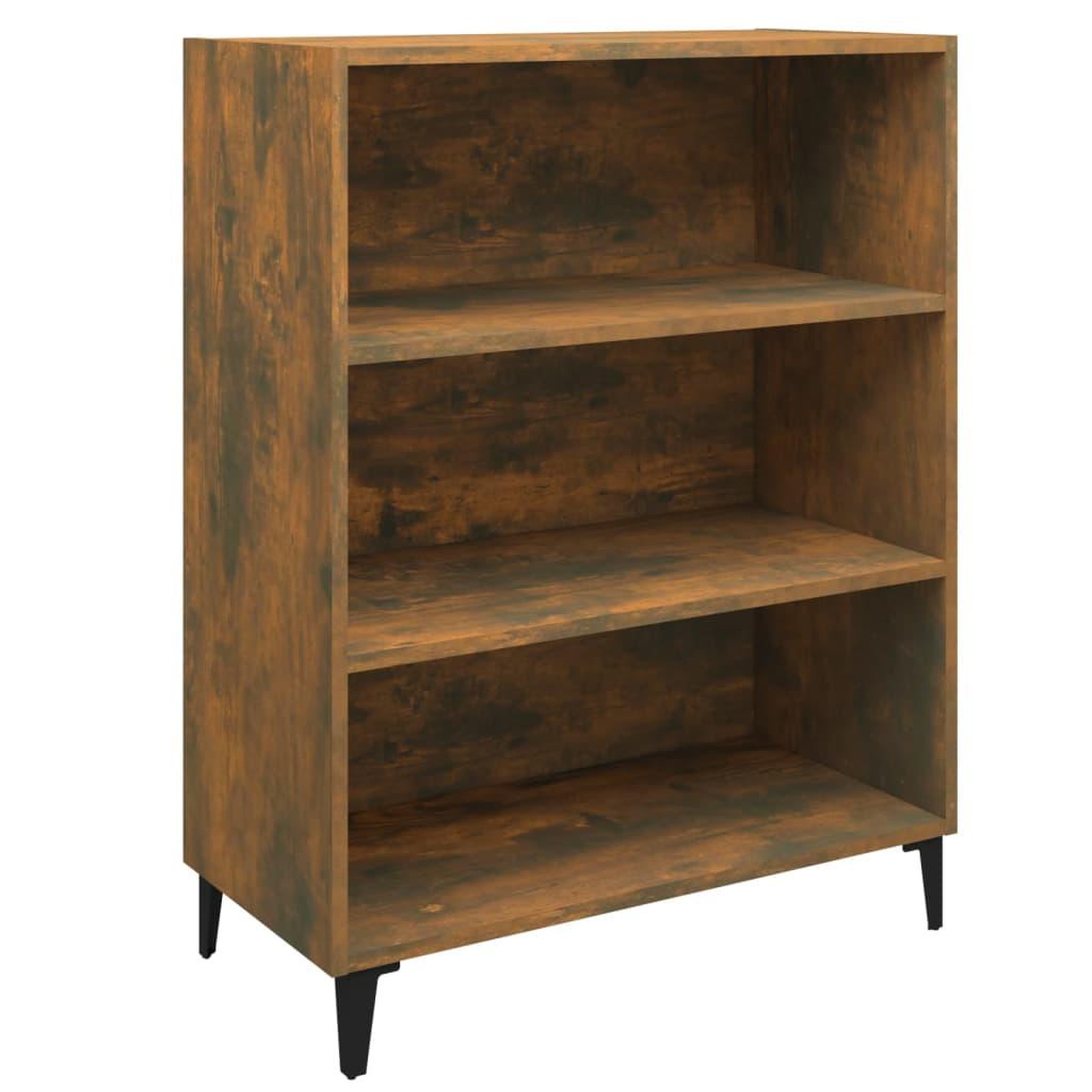Voir la diapositive 2 : VIDAXL Buffet Chene fume 69,5x32,5x90 cm Bois d'ingenierie