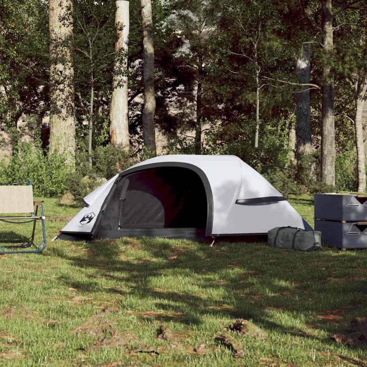 VIDAXL Tente de camping a dome 1 personne tissu occultant impermeable