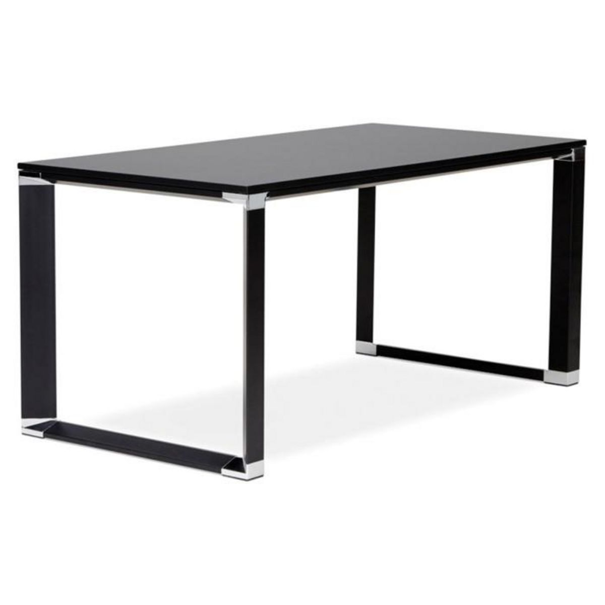 Paris Prix Bureau Design en Bois  Hovik  160cm Noir
