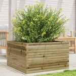 VIDAXL Jardiniere 80x80x45,5 cm bois de pin impregne