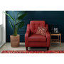 Voir la diapositive 3 : Paris Prix Coussin Déco  Finish  45x45cm Rouge & Or