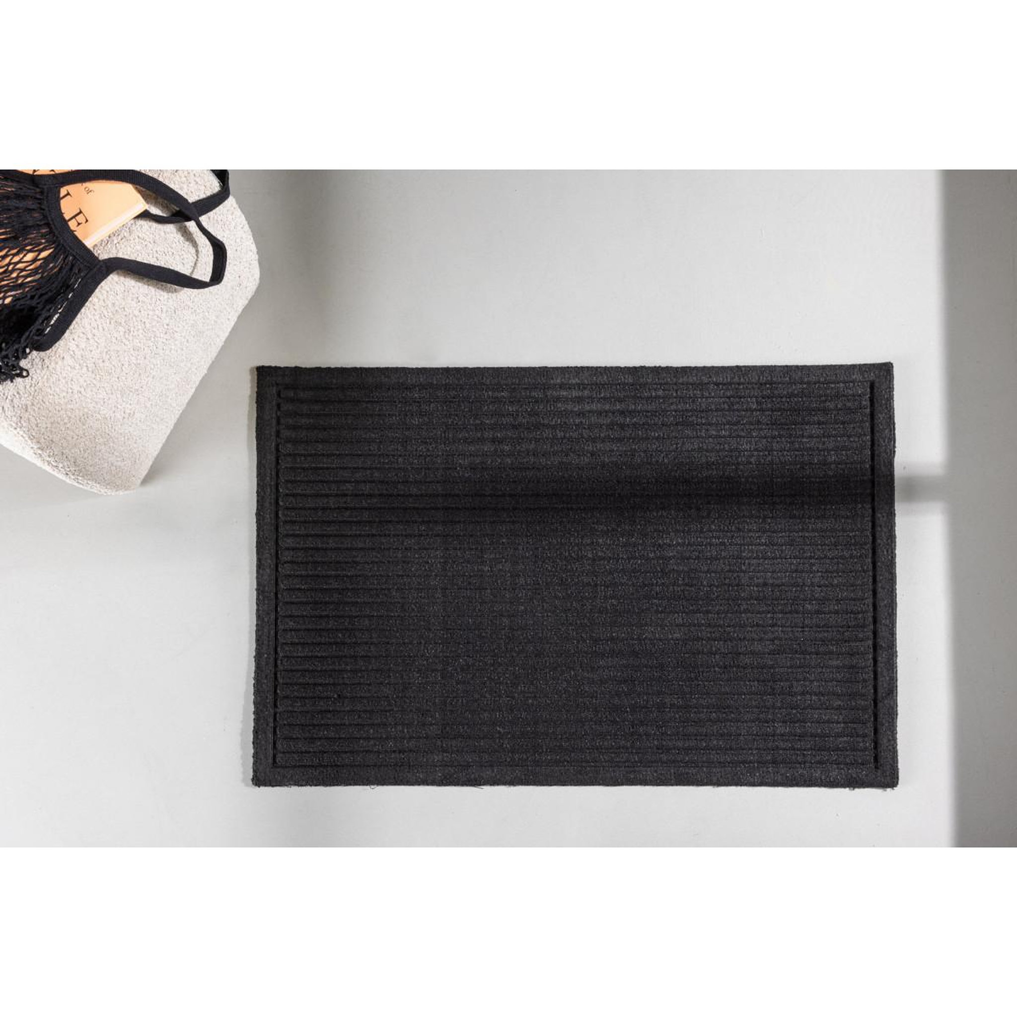 Voir la diapositive 4 : Paris Prix Paillasson Déco  Bosse  60x90cm Noir