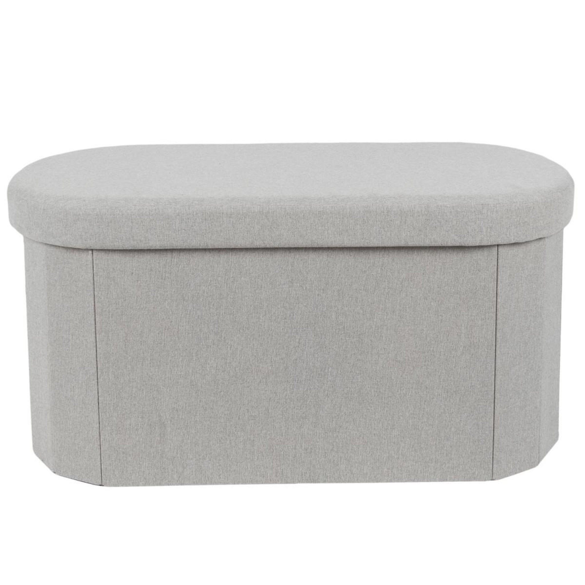 Voir la diapositive 3 : The Home Deco Factory Banc coffre pliable  pills  76cm gris