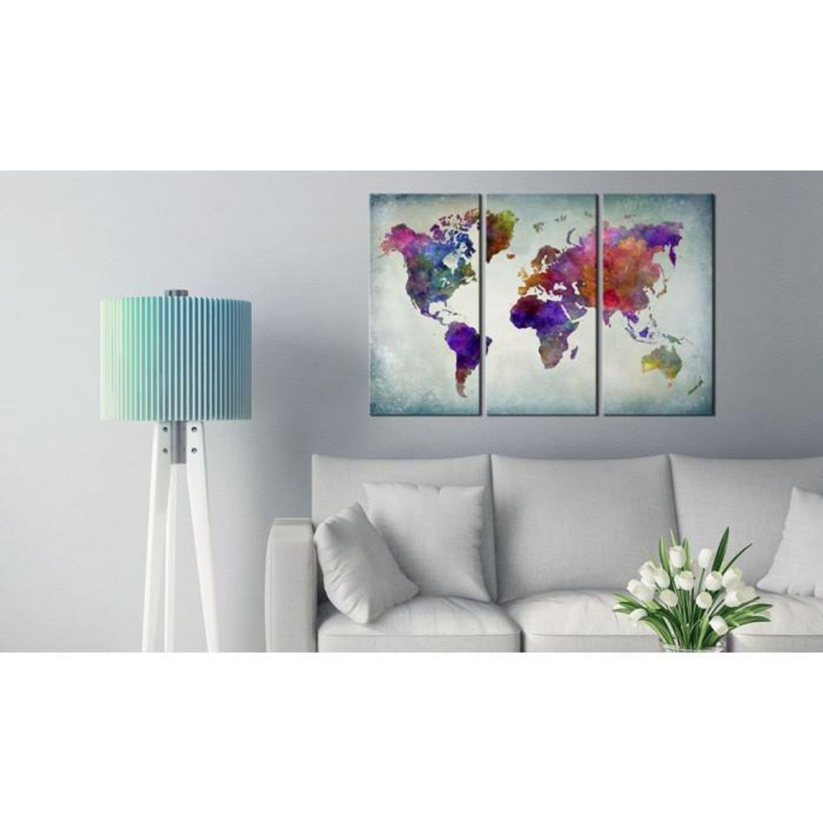 Paris Prix Tableau Imprimé  Monde Coloré