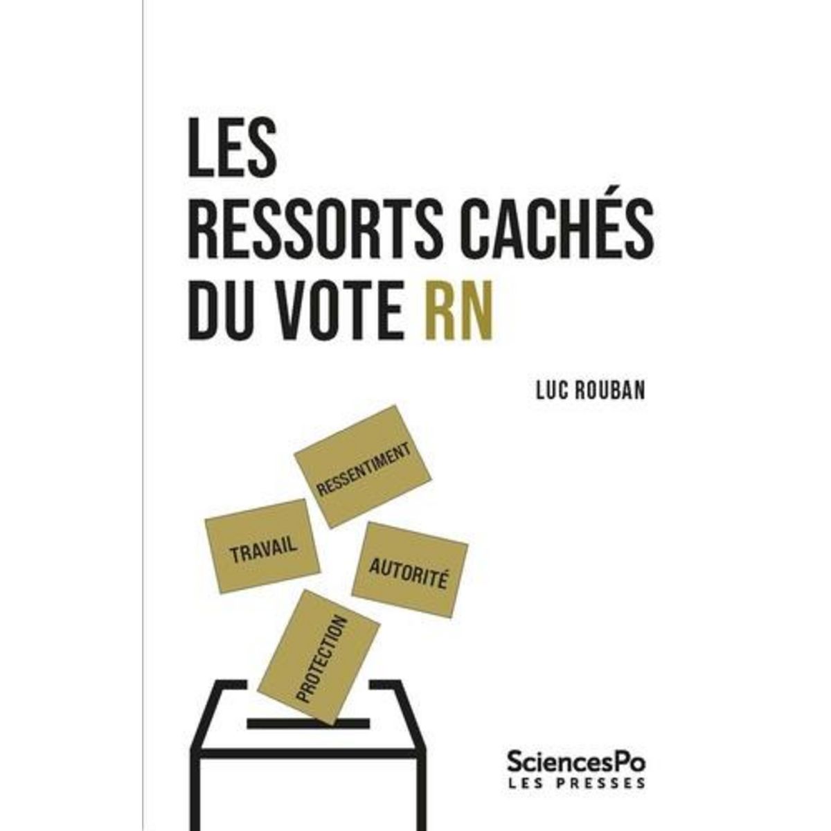 LES RESSORTS CACHES DU VOTE RN, Rouban Luc
